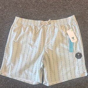 VISSLA Men's Swim Trunks - agave light mint